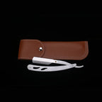 1Pcs Wooden Professional Manual Shaver Straight Edge Stainless Steel Sharp Barber Razor Folding Shaving Beard Cutter