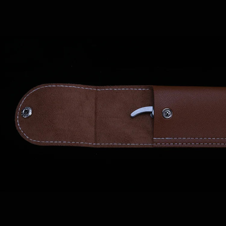 1Pcs Wooden Professional Manual Shaver Straight Edge Stainless Steel Sharp Barber Razor Folding Shaving Beard Cutter