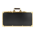 Golden Carrying Case Clippers High-capacity Storage Box Double Layer Hairdressing Organizer Without logo Case Barbershop Tools