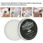 Gentle Mint Scented Handmade Shaving Soap for Men – Smooth, Non-Irritating Beard Shave Cream