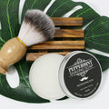 Gentle Mint Scented Handmade Shaving Soap for Men – Smooth, Non-Irritating Beard Shave Cream