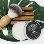 Gentle Mint Scented Handmade Shaving Soap for Men – Smooth, Non-Irritating Beard Shave Cream