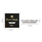 1Pcs Wooden Professional Manual Shaver Straight Edge Stainless Steel Sharp Barber Razor Folding Shaving Beard Cutter