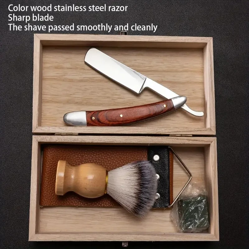 Professional Straight edge Shaving kit